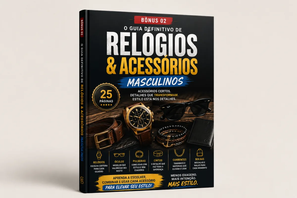 Bônus 02 · Guia de Relógios e Acessórios Masculinos